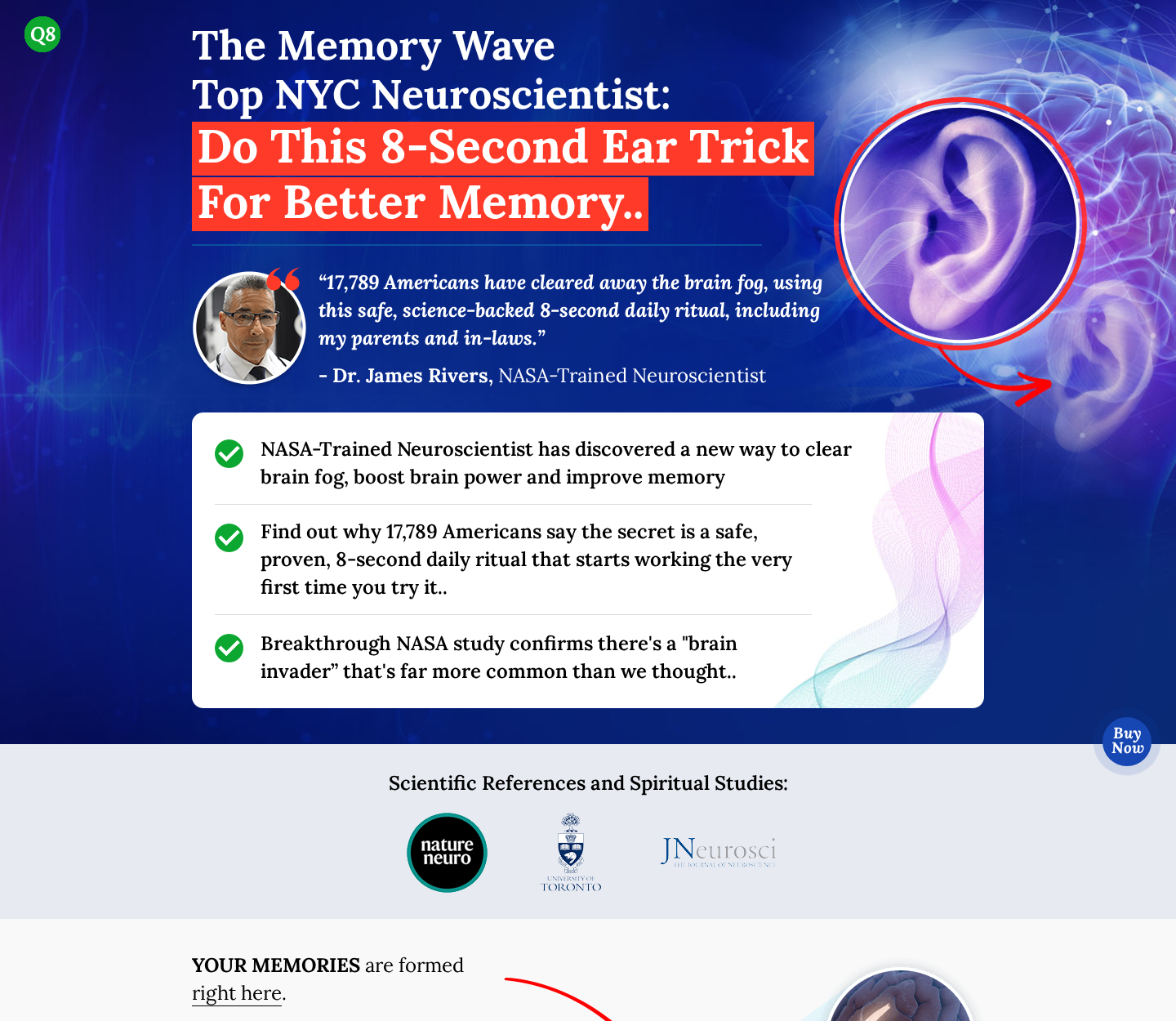 Memory Wave advertorial using an 8-second ear trick and neuroscience authority claims