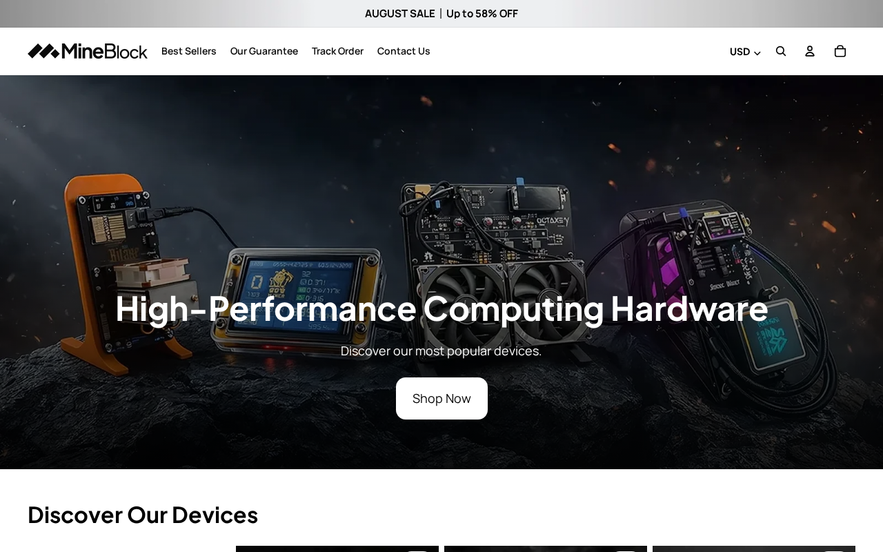 Mineblock Miner Forge Pro Review: Solo BTC Lottery Gadget, Not a Payday 2 Mineblock storefront hero showing small USB style Bitcoin mining gadgets