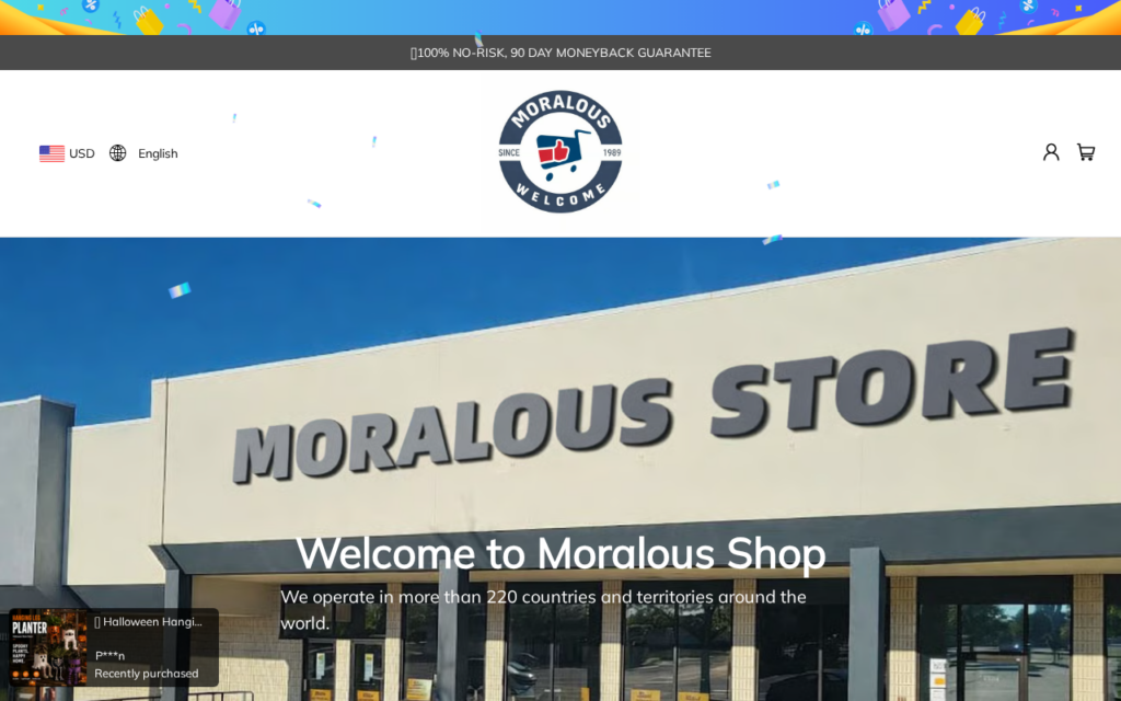 Moralous.com EXPOSED - Fake Store or Legit? What We Found 1 Moralous.com scam