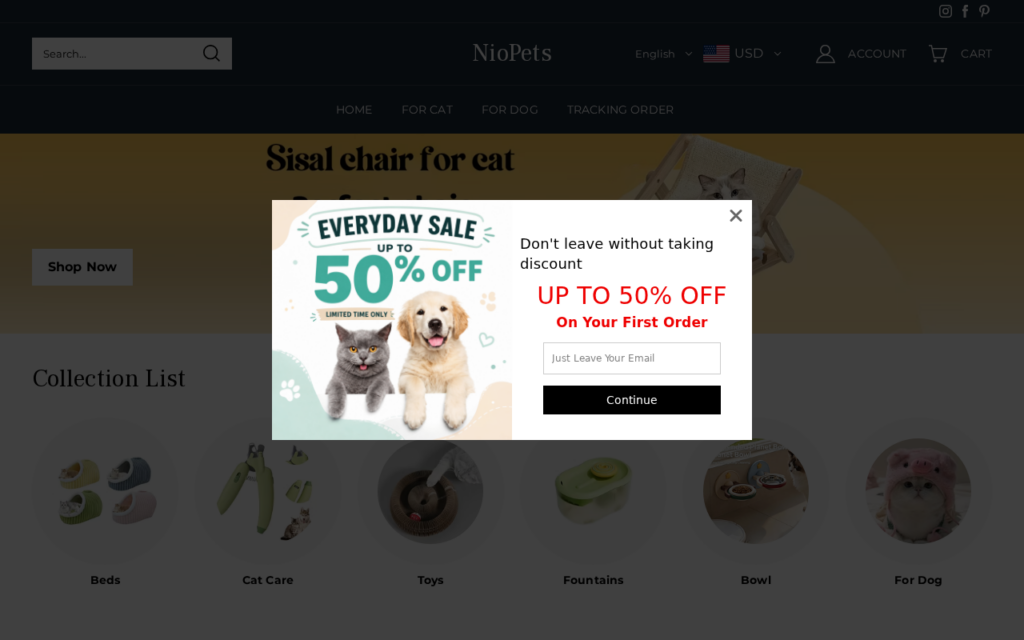 Niospet.com EXPOSED - Fake or Real? Store Investigation 1 Niospet.com scam