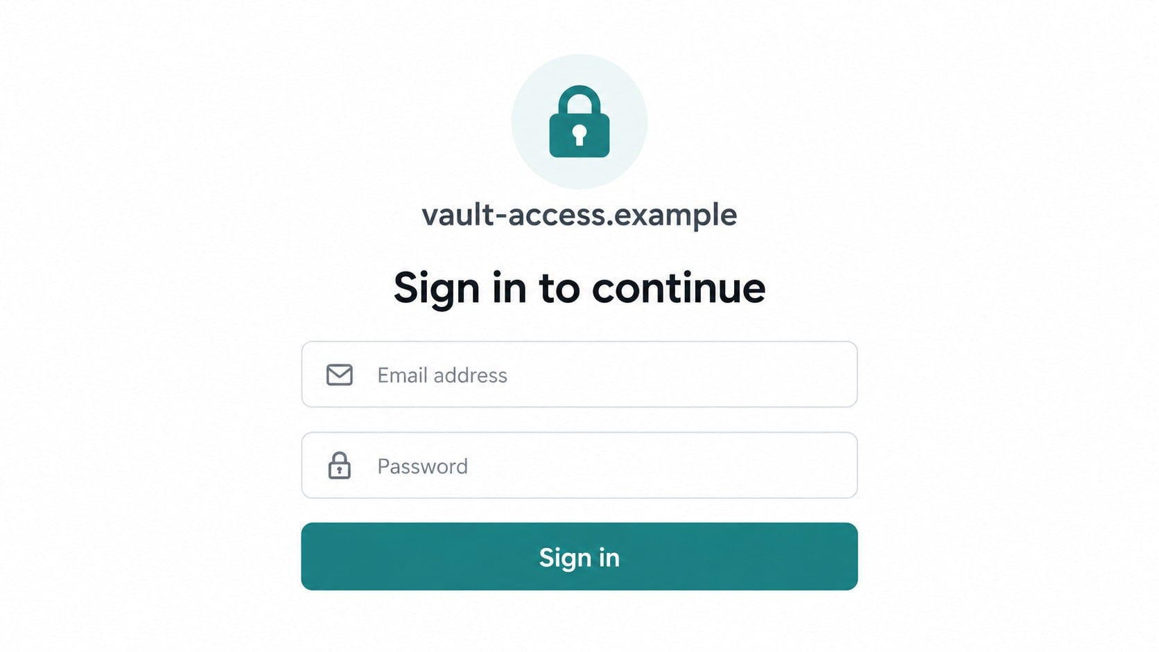 NordPass Login Scam: How Fake Vault Alerts Steal Your Passwords and Data 2 Reconstructed fake NordPass login page requesting an email address and password