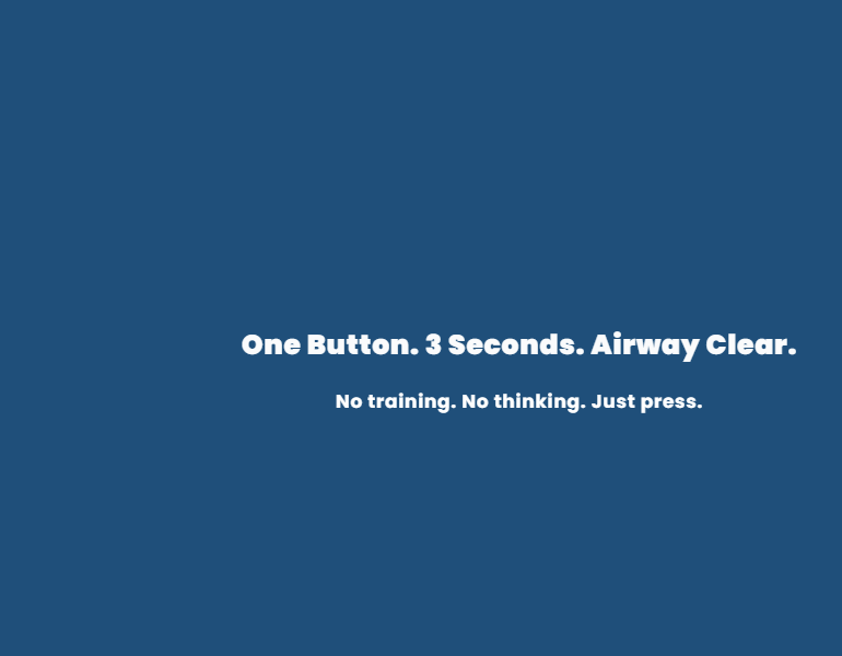 NovaCare Anti-Choking Device: Claims Investigated 1 NovaCare page claiming one button can clear an airway in three seconds without training