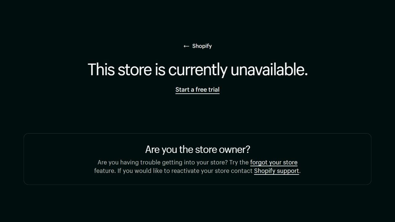 Okita Fungus Relief Pen Review: Medical Claims and Refund Risks Exposed 2 Okita primary Shopify storefront displaying a store unavailable message while the promotional page remains active