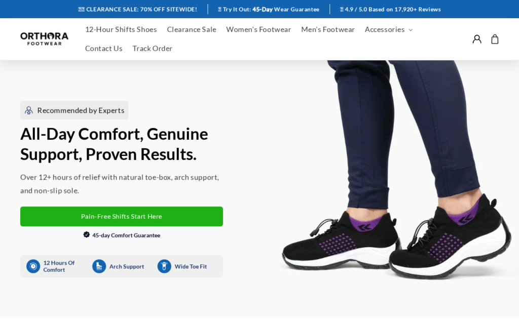 Orthora-footwear.com scam
