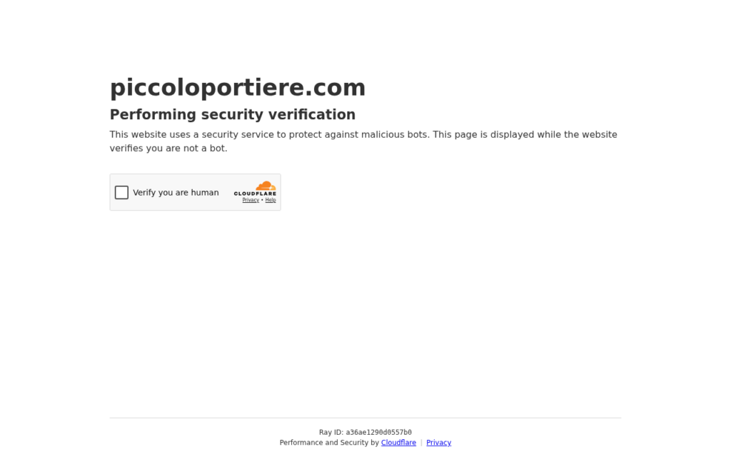 Piccoloportiere.com scam