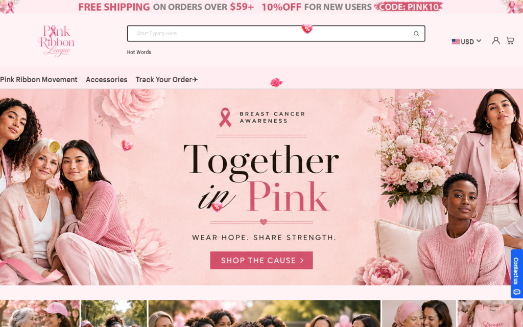 Pinkribbonleague.com scam