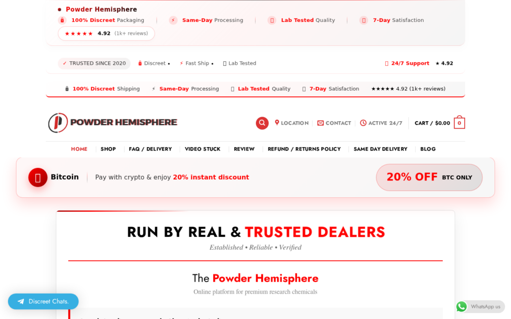 Powderhemisphere.com scam