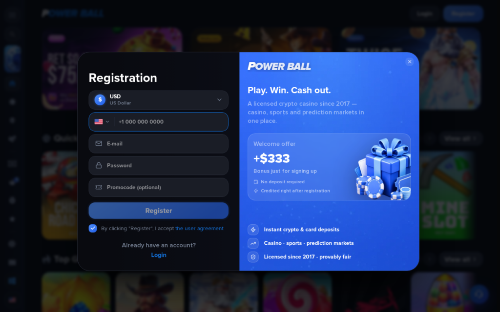 Power-ball.casino scam