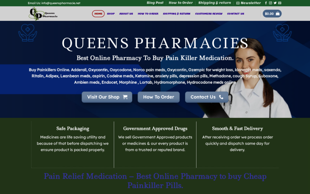 Queenspharmacie.net scam