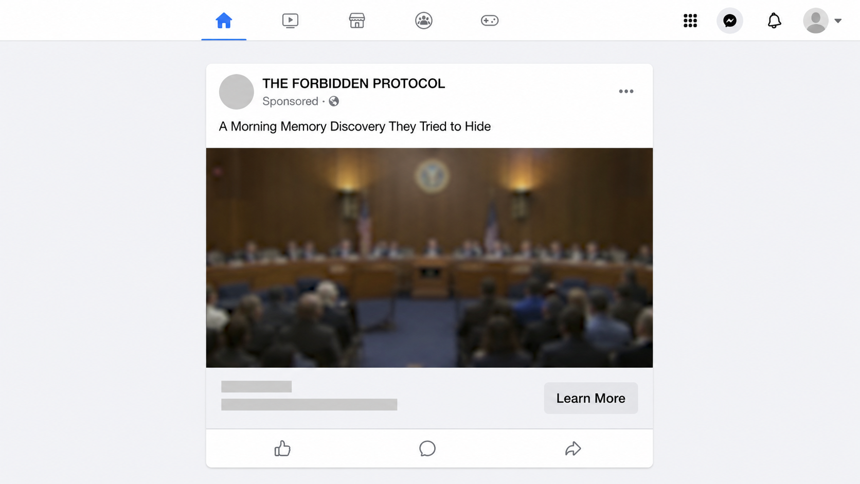 Fake social media advertisement teasing an RFK Jr. memory discovery