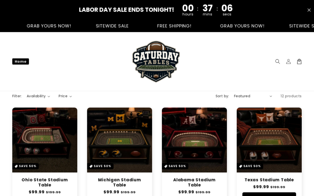 Saturdaytables.com scam