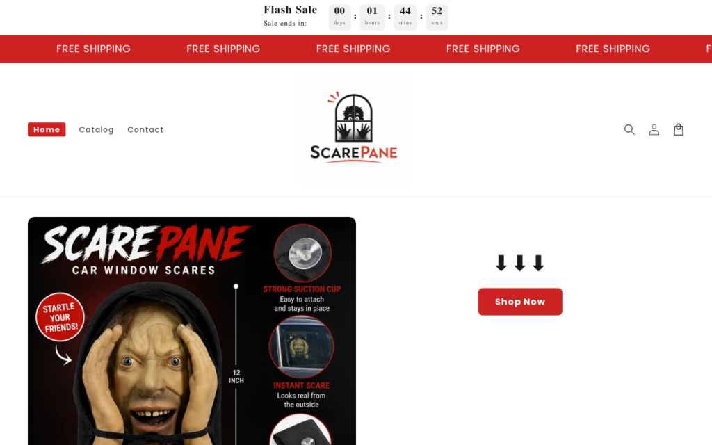 Scarepane.store EXPOSED - Fake or Real Store? Our Findings 1 Scarepane.store scam