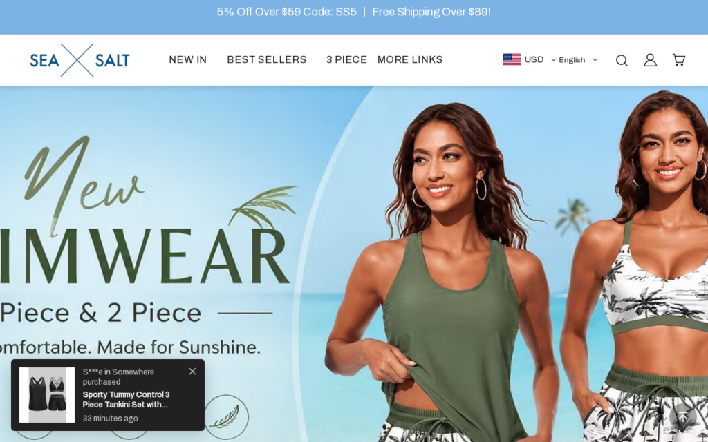 Seaxsalt.com EXPOSED - Real or Fake Store? Investigation 1 Seaxsalt.com scam