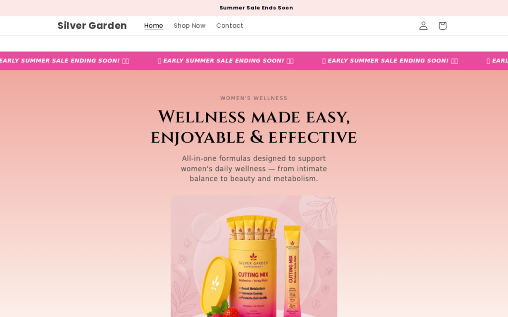 Silvergardenshop.com scam