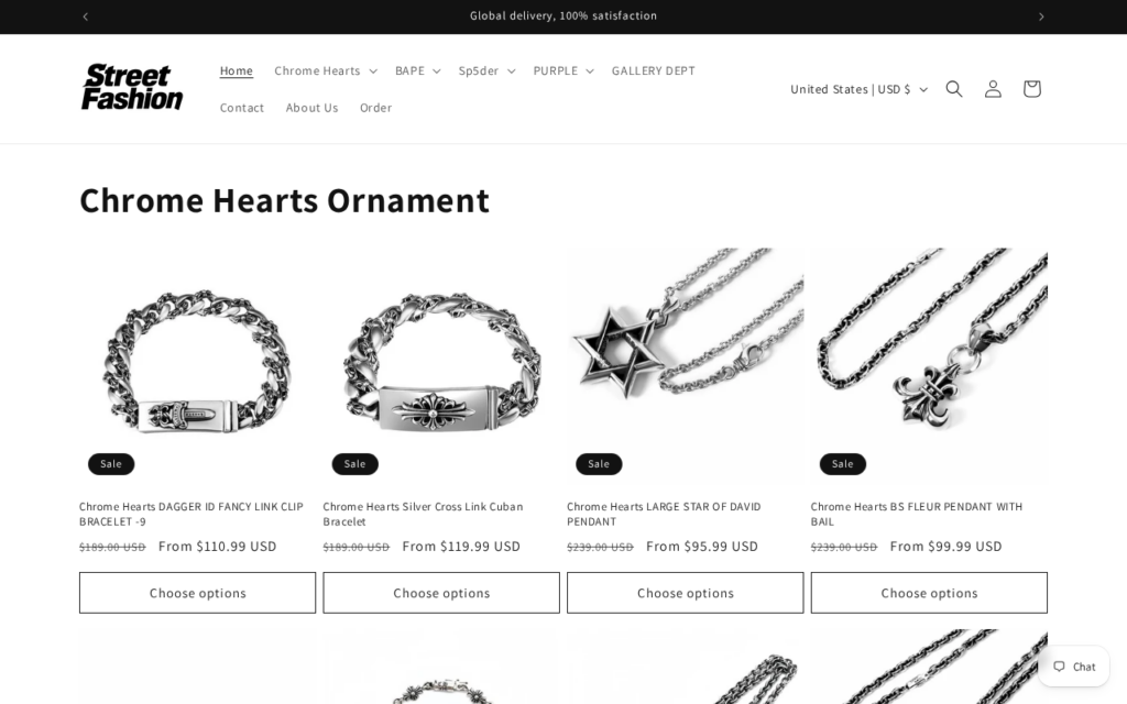 Streetfashioni.shop EXPOSED - Scam or Legit? Investigation 1 Screenshot of Streetfashioni.shop