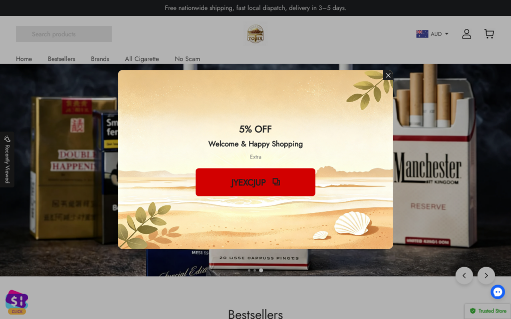 Tobix-shop.com scam