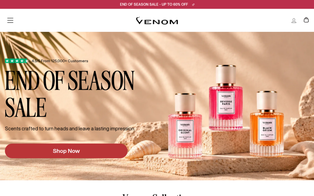 Venomscent.com EXPOSED - Fake Store or Legit? What We Found 1 Venomscent.com scam