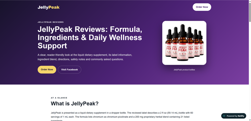 JellyPeak Drops Supplement EXPOSED – Scam or Legit? Investigation 1 1 1