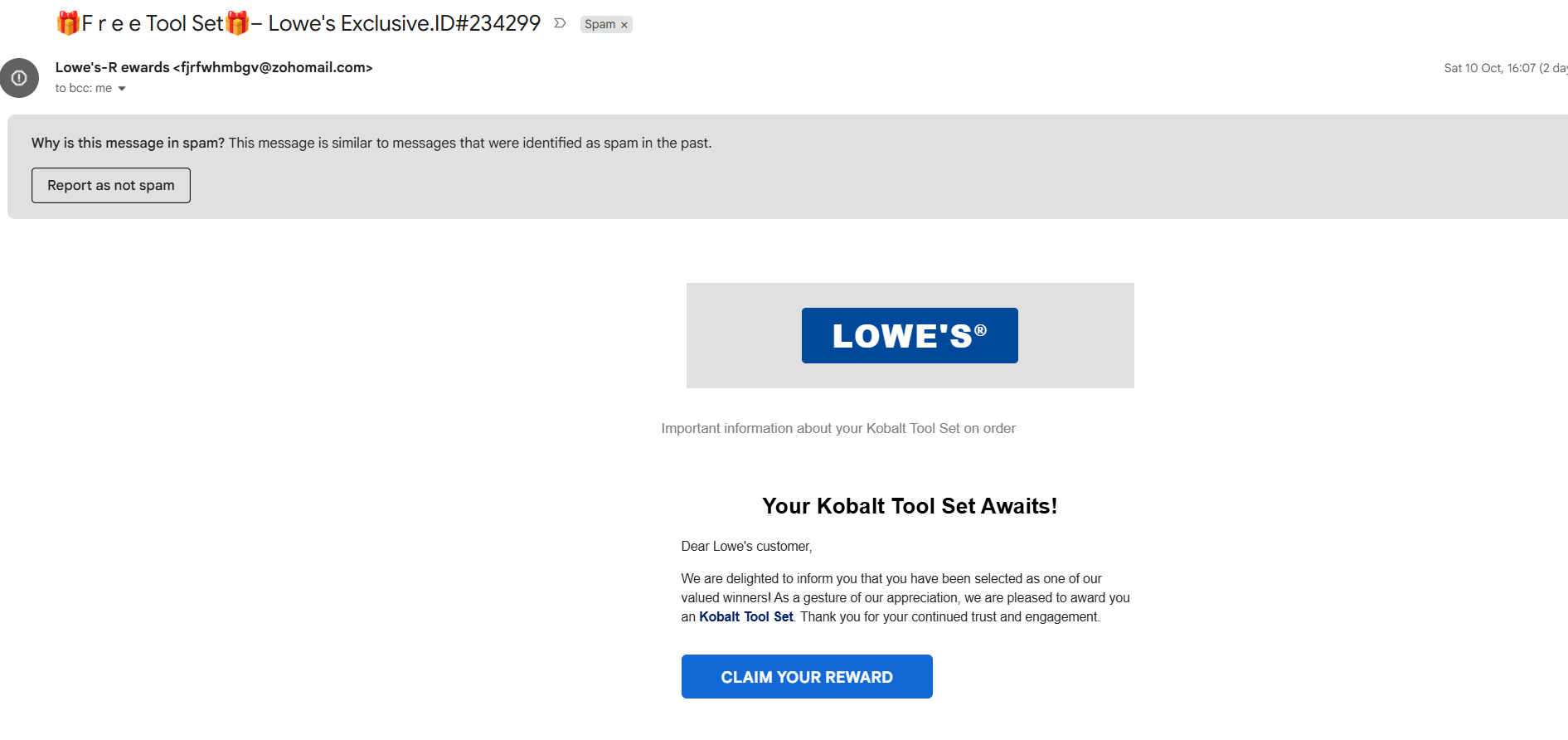 Lowe's Kobalt Tool Set Giveaway: Fake or Real? Scam Investigation 1 1 10