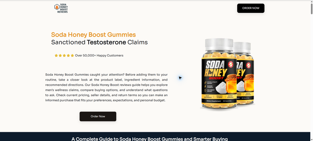 Soda Honey Boost Gummies – Fake or Real? Scam Investigation 1 1 2