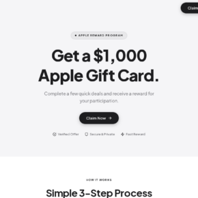 Applegiftreward.vercel.app scam