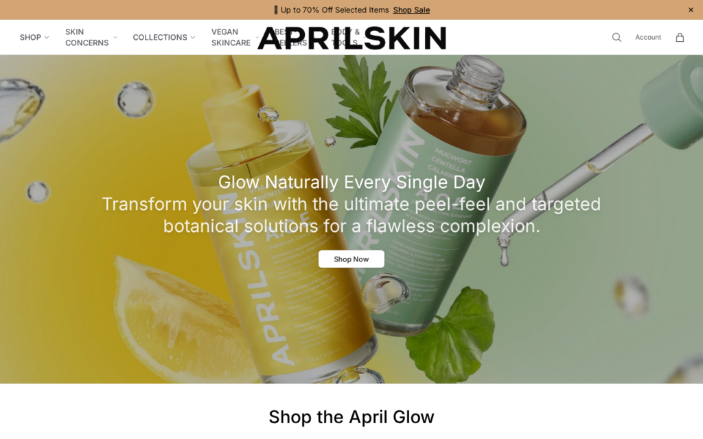 Aprilskinonline.shop scam