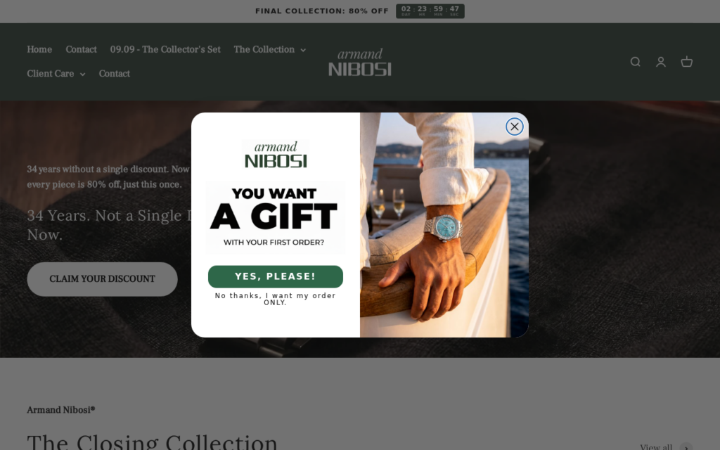 Armandnibosi.com EXPOSED - Fake or Real Store? Our Findings 1 Armandnibosi.com scam