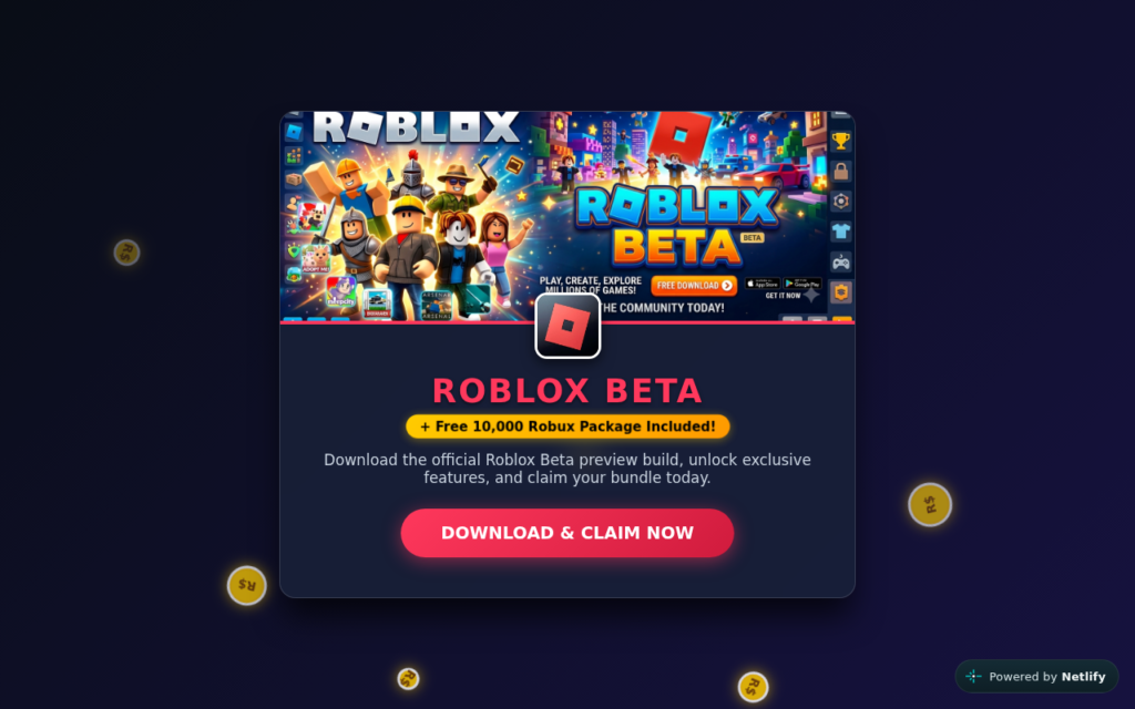 Asrgifts.netlify.app "Free Robux" EXPOSED - Fake or Real? Read This 2 Asrgifts.netlify.app scam
