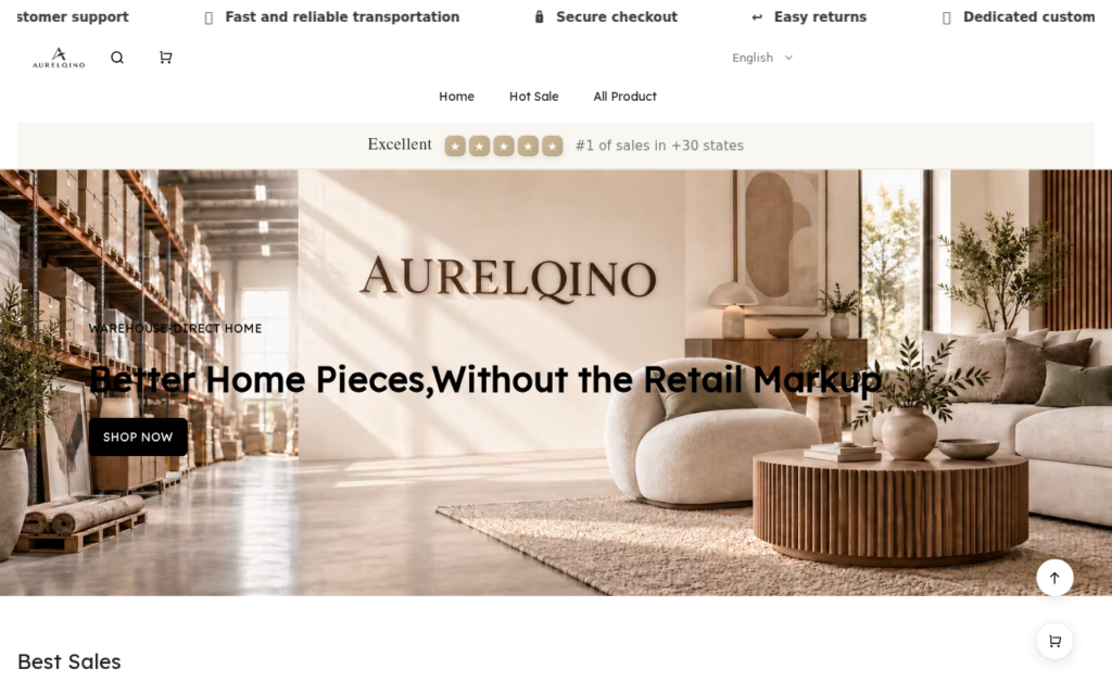 Aurelqino.com EXPOSED - Scam or Legit? What to Know 1 Aurelqino.com scam
