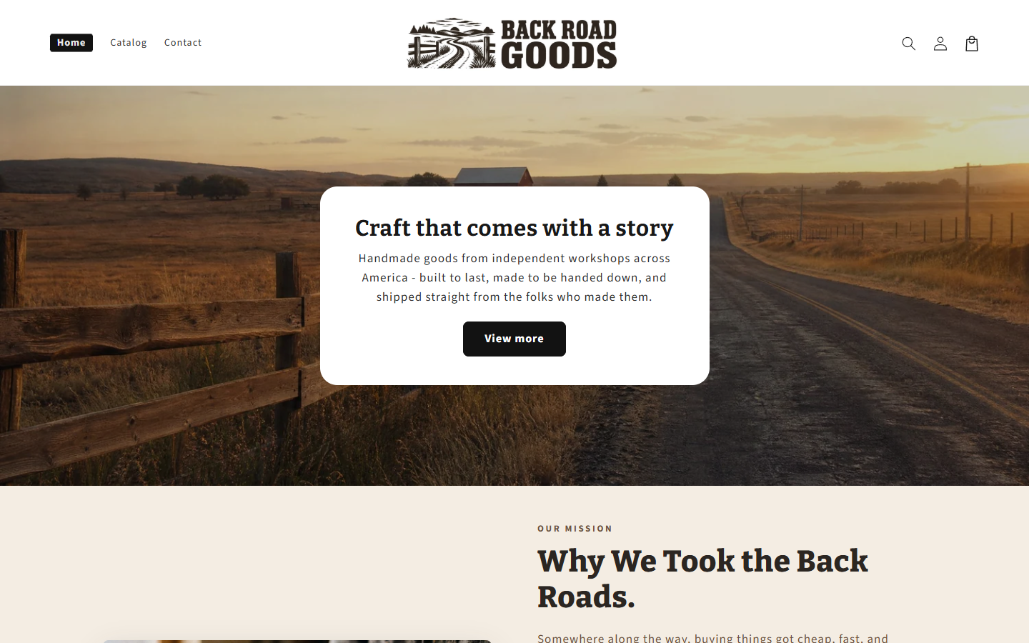 BackRoad Goods Review: Handmade Maker Stories, Returns, and Buyer Risks 1 BackRoad Goods homepage presenting independent makers and handcrafted products