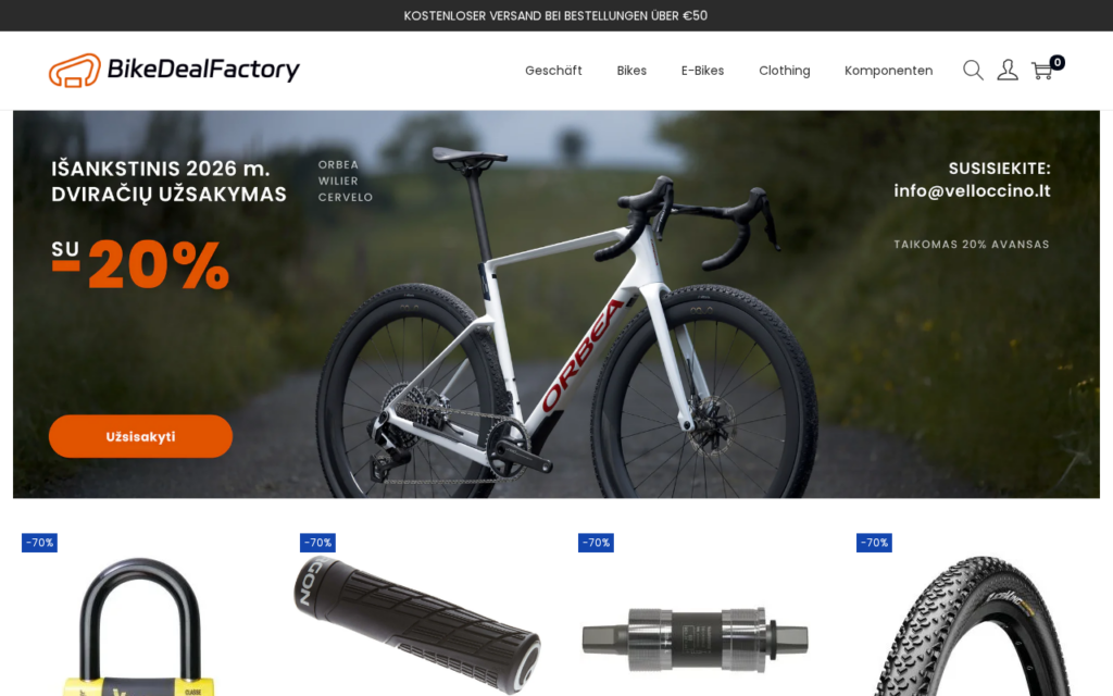 Bikedealfactory.com scam