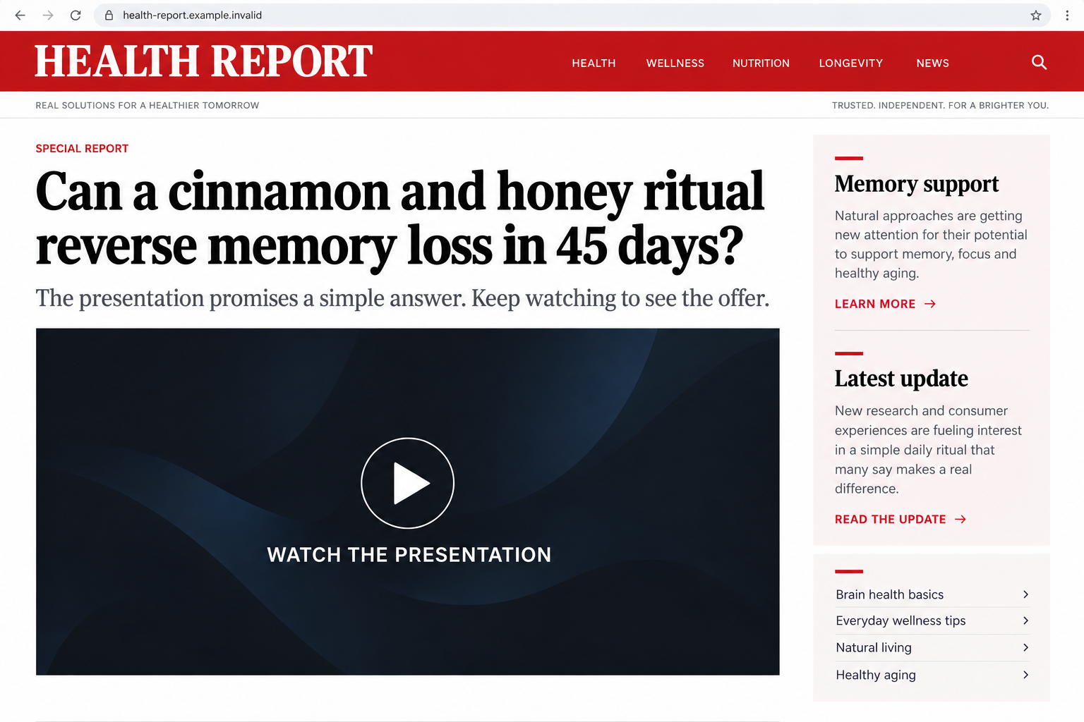 Bill Gates 45-Day Alzheimer’s Cure Scam: Fake Videos and Honey Recipe Ads