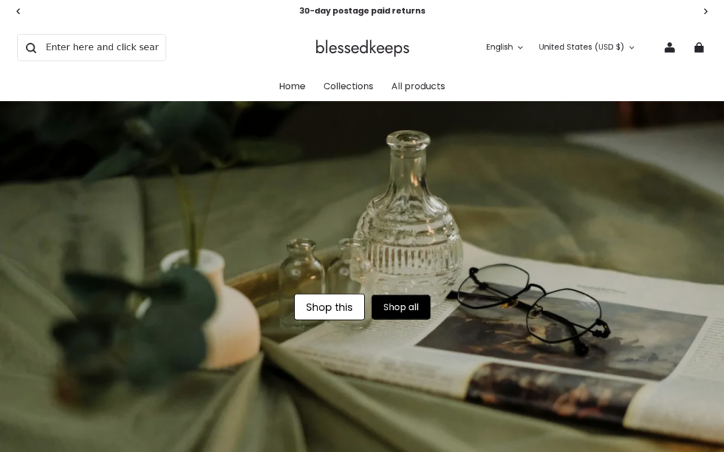 Blessedkeeps.com scam
