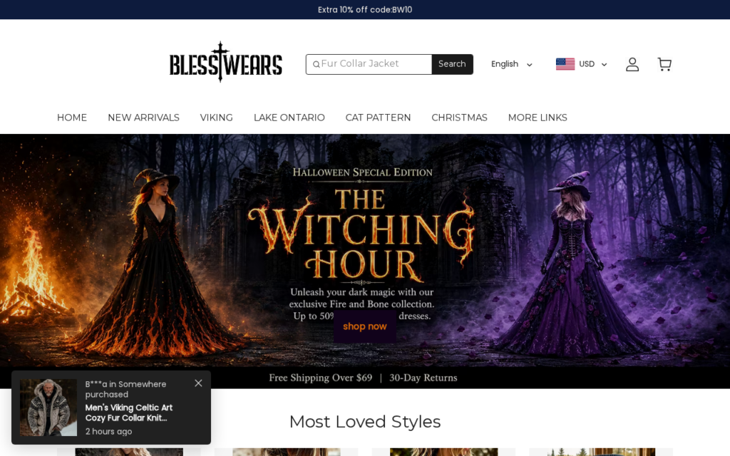 Blesswears.com scam