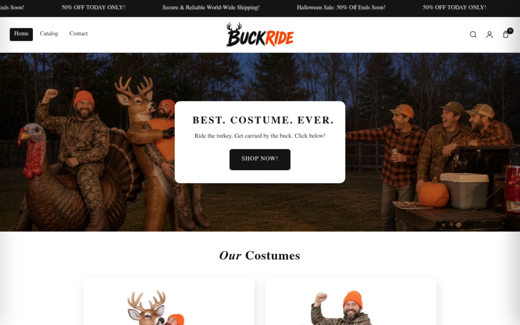 Buckride.store EXPOSED - Shopping Scam or Legit? Key Findings 1 Buckride.store scam