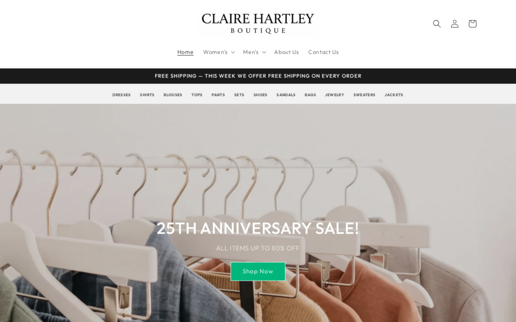 Clairehartleyboutique.com scam