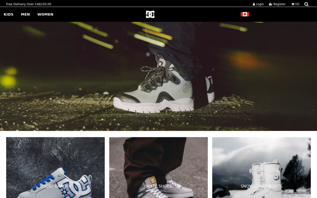 Dcshoes-canada.ca scam