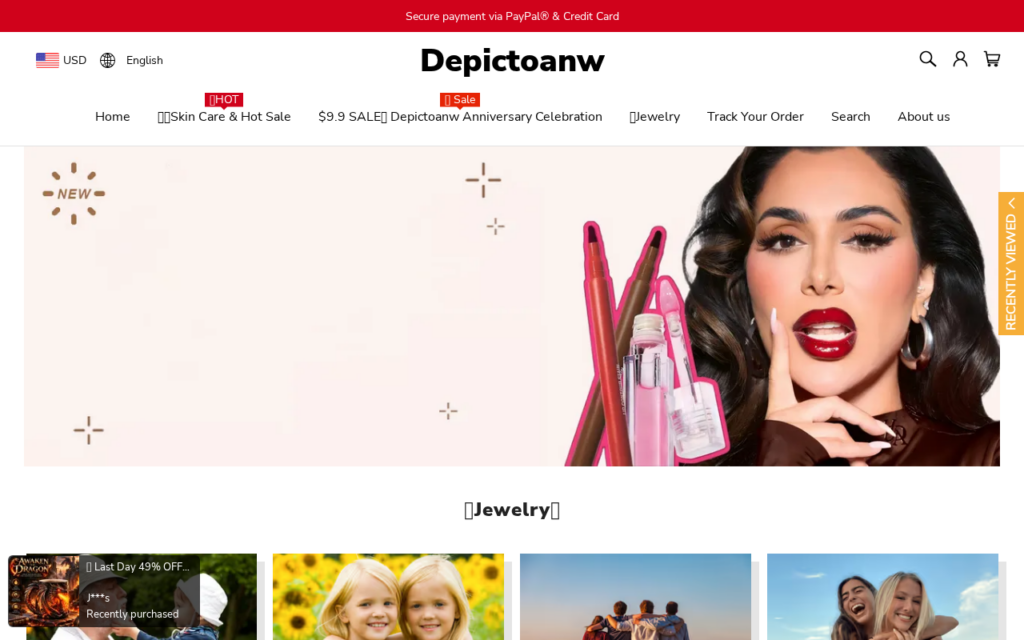 Depictoanw.net EXPOSED - Real or Fake Store? Investigation 1 Depictoanw.net scam