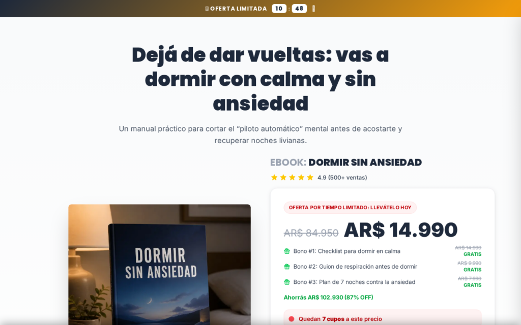 Dormirsinansiedad.online EXPOSED - Fake or Real Store? Our Findings 1 Dormirsinansiedad.online scam