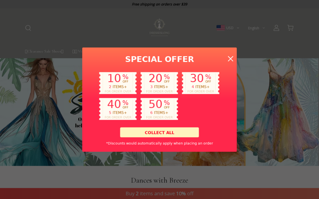 Dresseslong.com EXPOSED - Fake Store or Legit? What We Found 1 Dresseslong.com scam