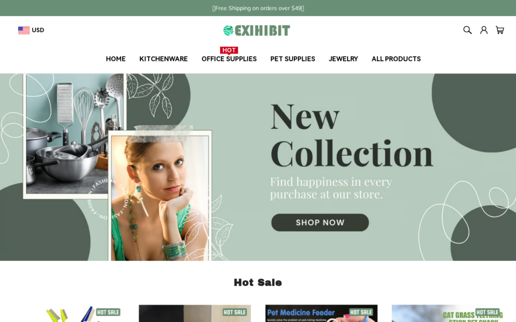 Exihibit.com EXPOSED - Safe Store or Scam? Our Findings 1 Exihibit.com scam