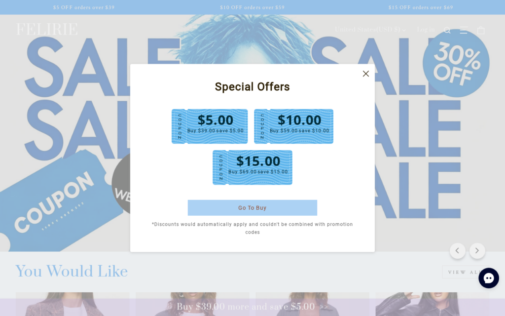 Felirie.com scam