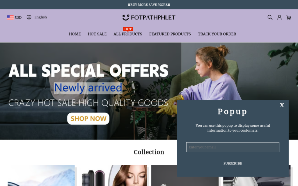 Fotpathphlet.com EXPOSED - Real or Fake Store? Investigation 1 Fotpathphlet.com scam