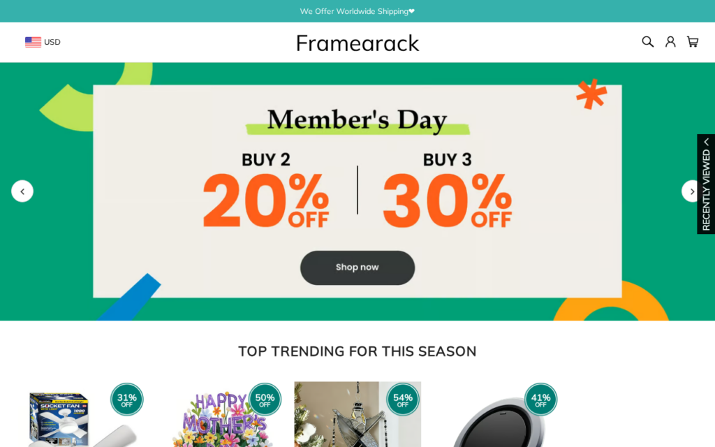 Framearack.com scam
