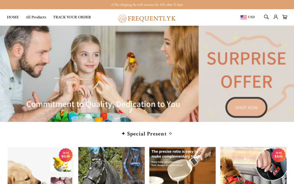 Frequentlyk.com scam