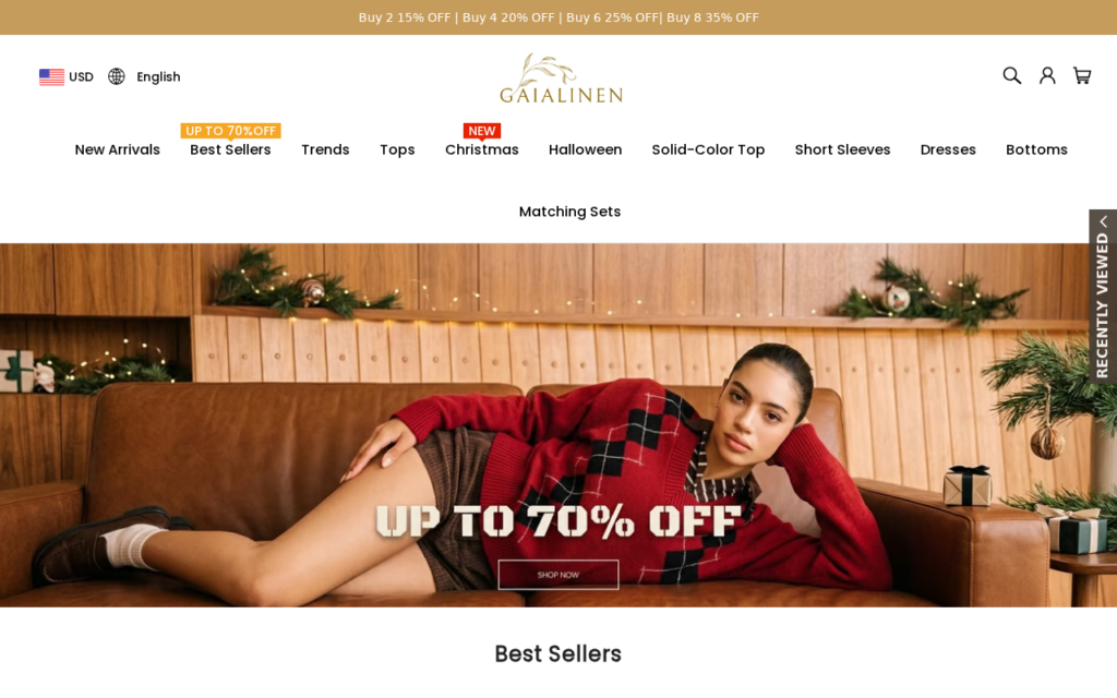 Gaialinen.com EXPOSED - Real or Fake Store? Investigation 1 Gaialinen.com scam