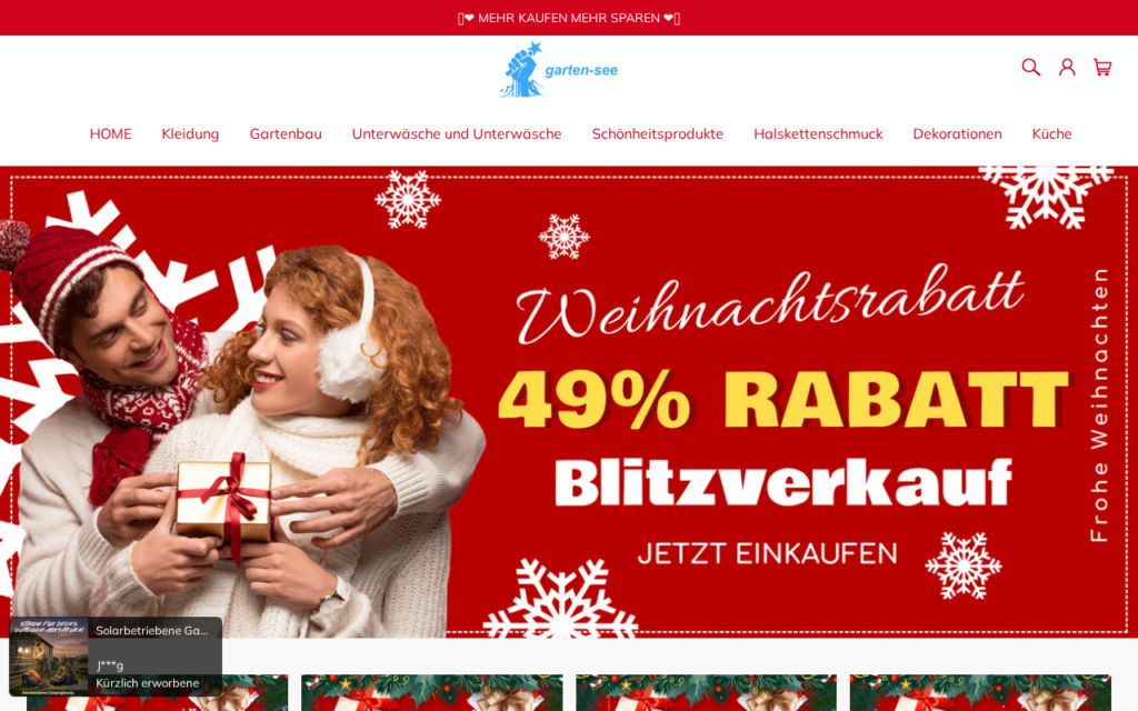 Garten-see.de EXPOSED - Safe Store or Scam? Our Findings 1 Garten-see.de scam