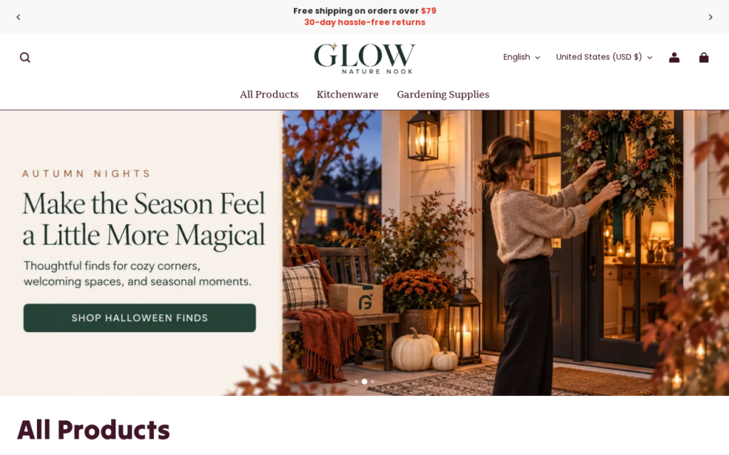 Glownaturenook.com EXPOSED - Scam or Legit? What to Know 1 Glownaturenook.com scam