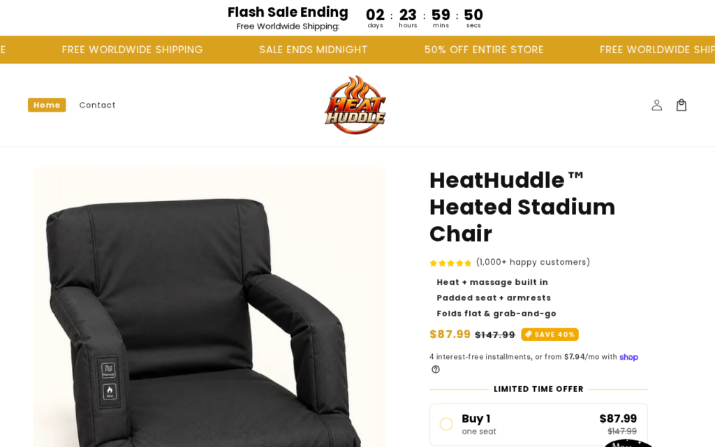 Heathuddle.store EXPOSED - Scam or Legit? What to Know 1 Heathuddle.store scam