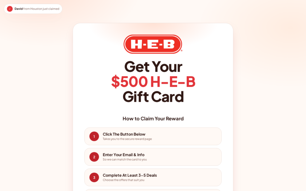 Hebsaves.lovable.app Gift Card Offer EXPOSED - Fake or Real? 1 Hebsaves.lovable.app scam